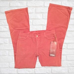 A/J JEANS DUSTY PINK FLARE PANTS SZ 9